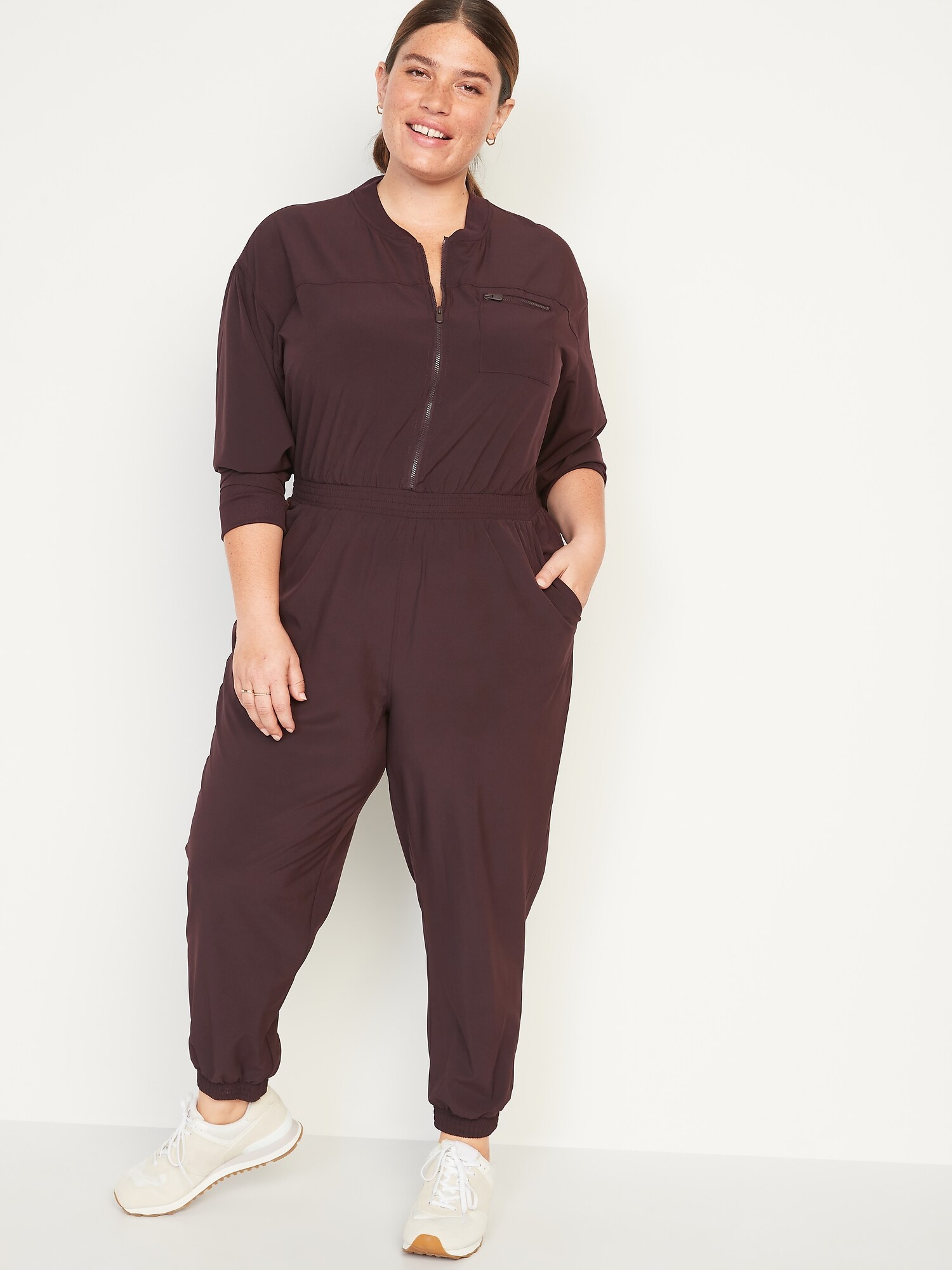 old navy stretch tech jumpsuit