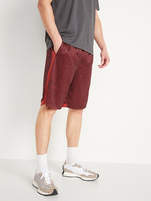 View large product image 1 of 1. Go-Dry Mesh Basketball Shorts -- 10-inch inseam