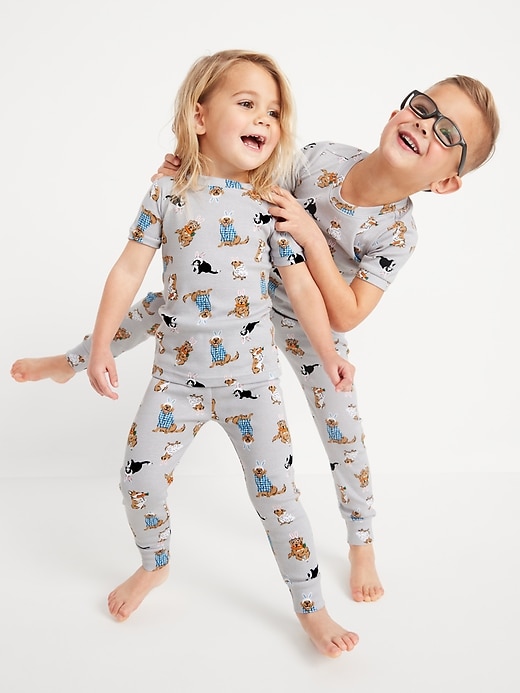 Image number 1 showing, Unisex Matching Easter Pajamas for Toddler & Baby