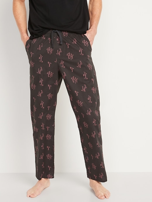 Printed Poplin Pajama Pants | Old Navy