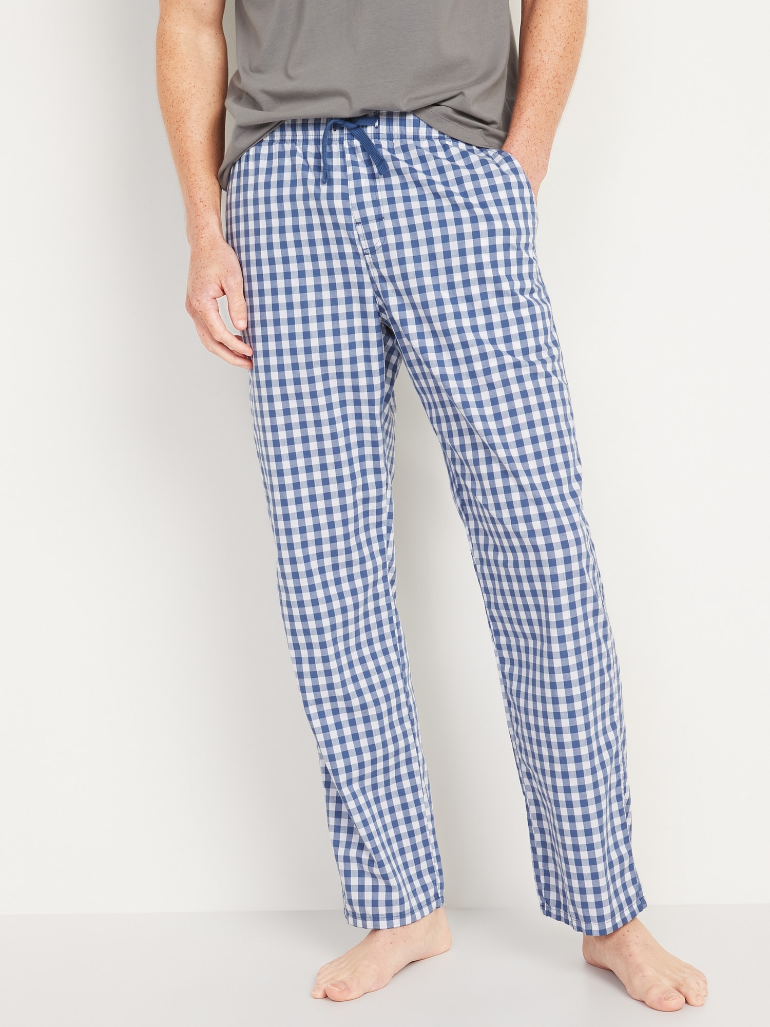 Poplin Pajama Pants for Men Old Navy