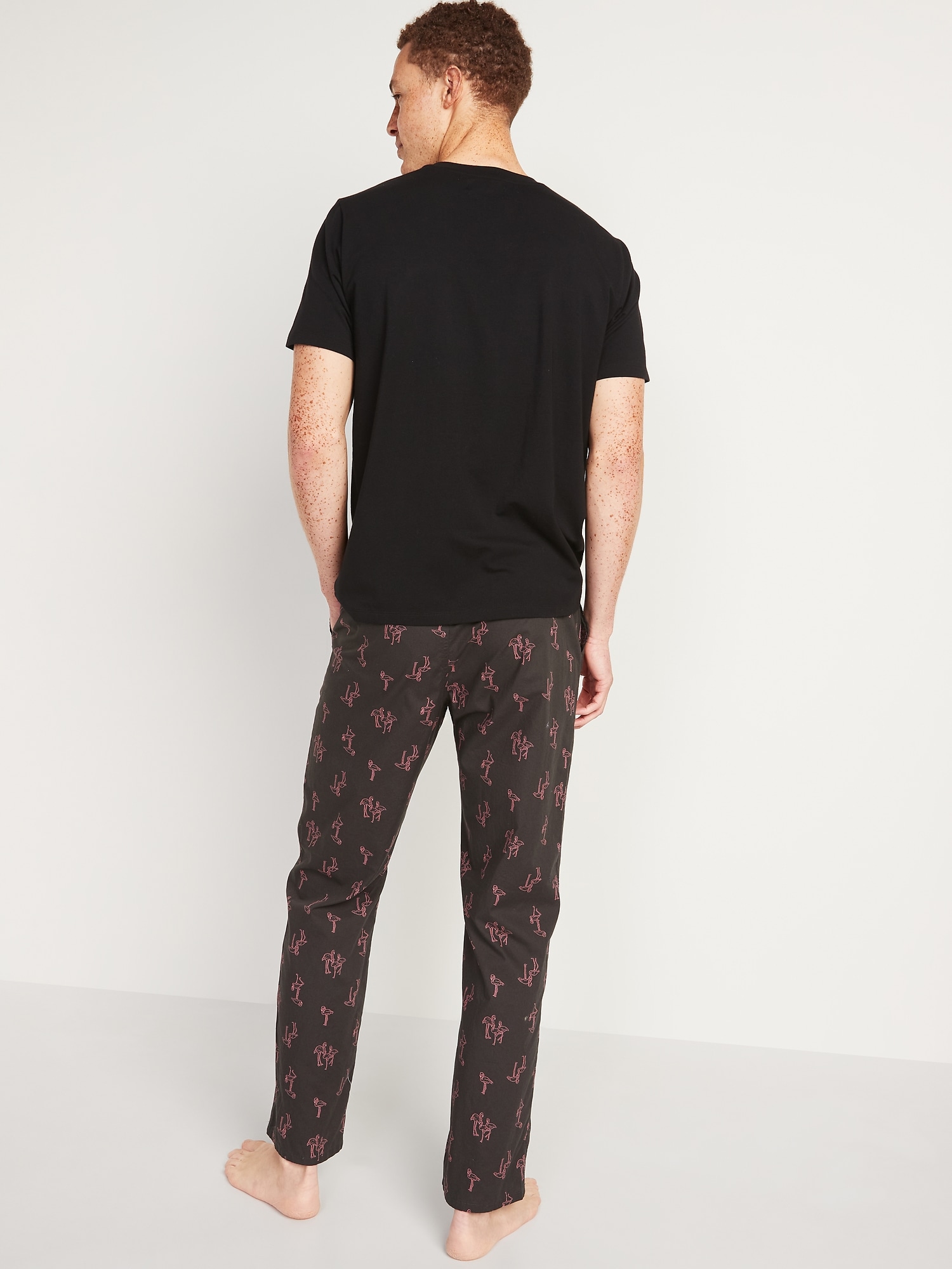 Printed Poplin Pajama Pants for Men, Old Navy