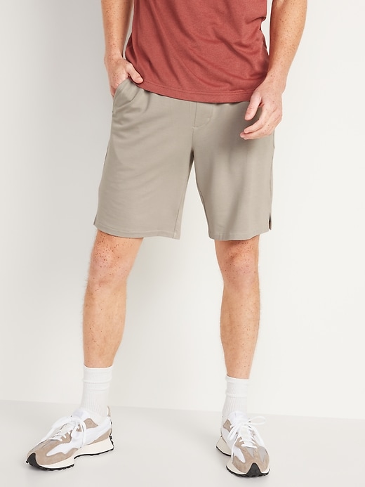 View large product image 1 of 1. Live-In French Terry Go-Dry Sweat Shorts -- 9-inch inseam