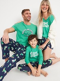 View large product image 4 of 4. Unisex Matching St. Patrick's Day Snug-Fit Pajamas for Kids