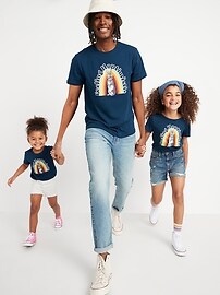 View large product image 3 of 3. Matching Short-Sleeve Graphic T-Shirt for Girls