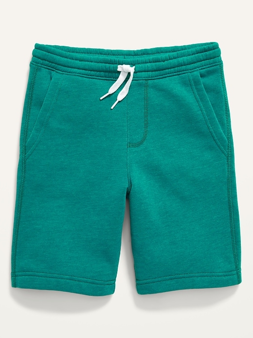 Flat-Front Fleece Jogger Shorts For Boys