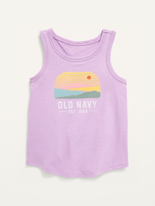 View large product image 1 of 2. Logo Tank Top for Toddler Girls