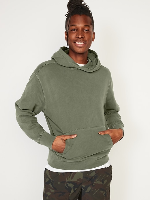Image number 2 showing, Garment-Dyed Gender-Neutral Pullover Hoodie for Adults