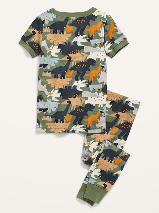 View large product image 2 of 2. Unisex Printed Pajama Set for Toddler & Baby