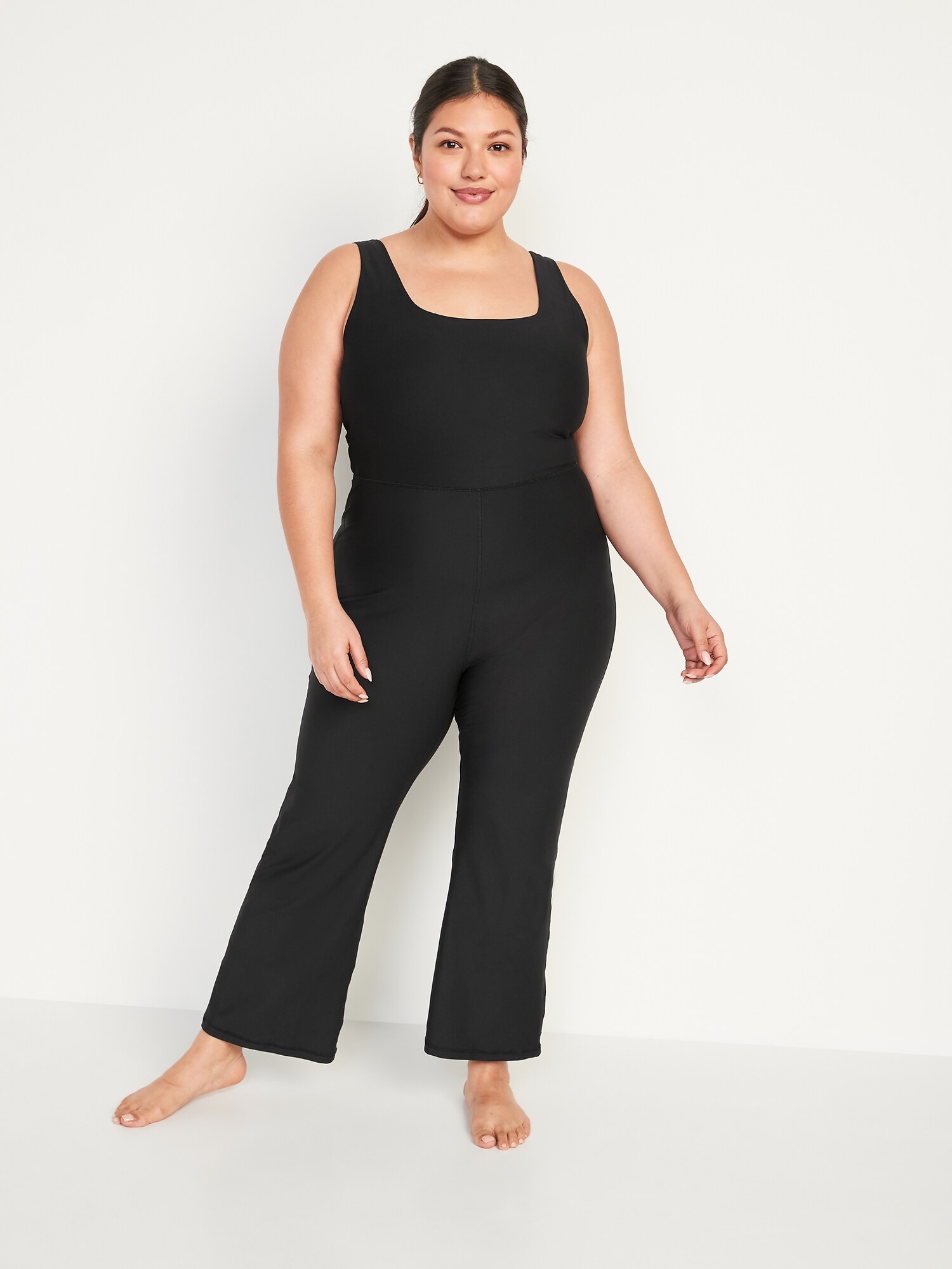 Sleeveless PowerSoft Flared Jumpsuit for Women | Old Navy