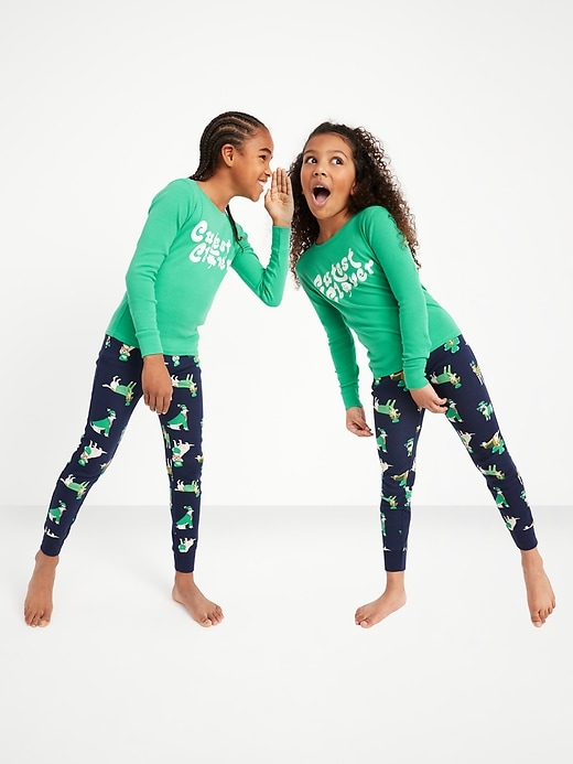View large product image 1 of 4. Unisex Matching St. Patrick's Day Snug-Fit Pajamas for Kids