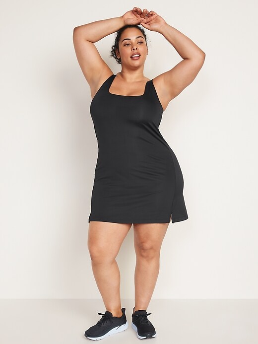 Image number 5 showing, PowerSoft Sleeveless Shelf-Bra Support Dress for Women