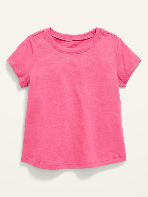 View large product image 1 of 2. Garment-Washed Short-Sleeve T-Shirt for Toddler Girls