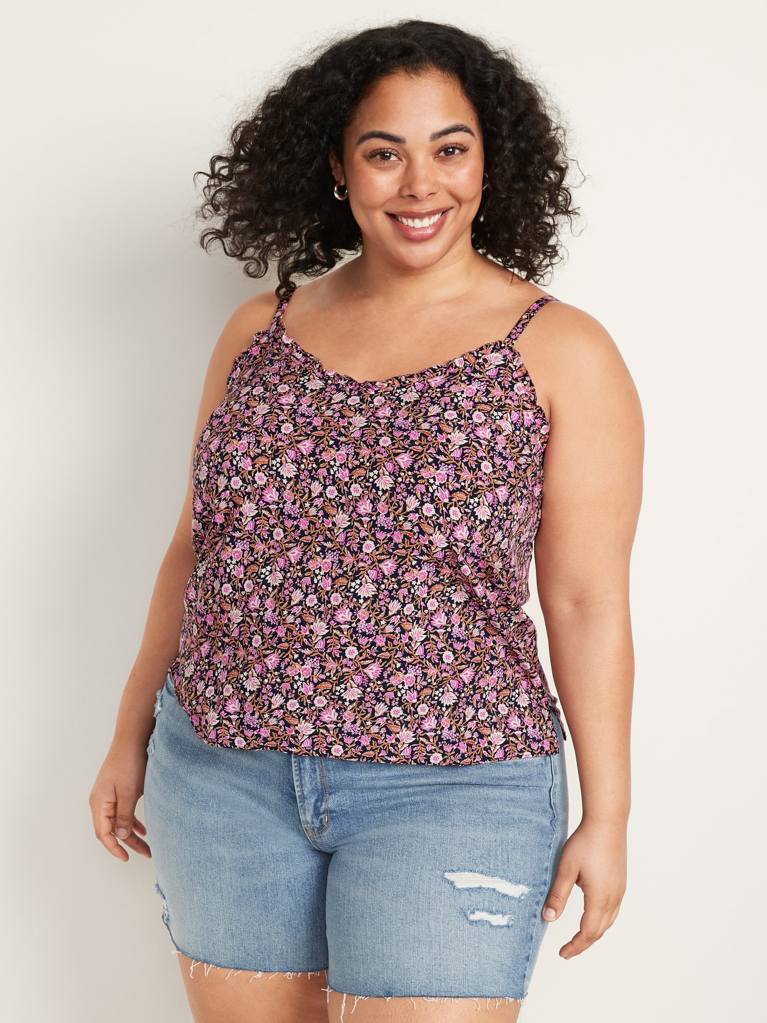 Ruffle-Trimmed Cami Blouse for Women | Old Navy