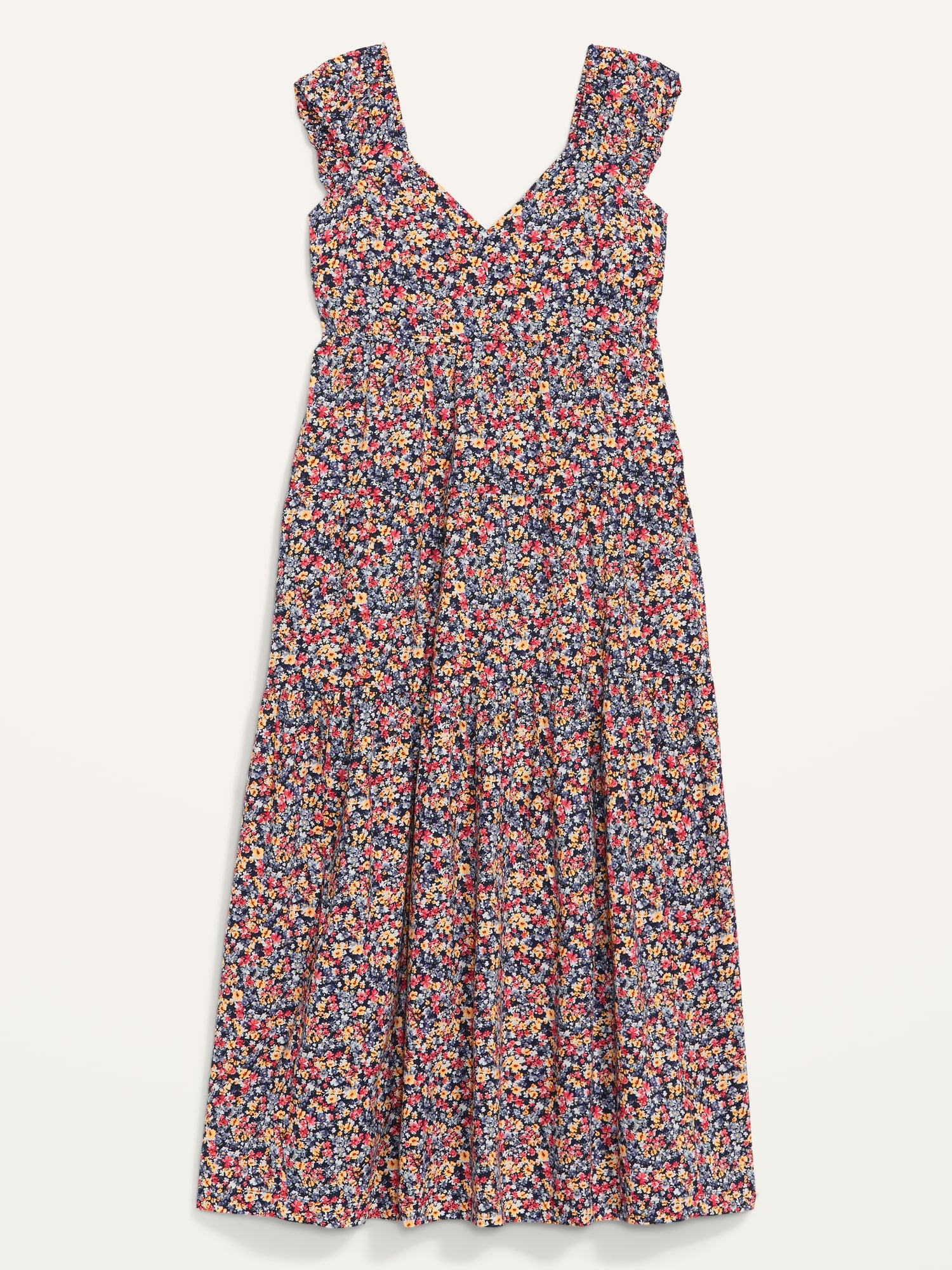 Tiered All-Day Fit & Flare Maxi Dress for Women | Old Navy