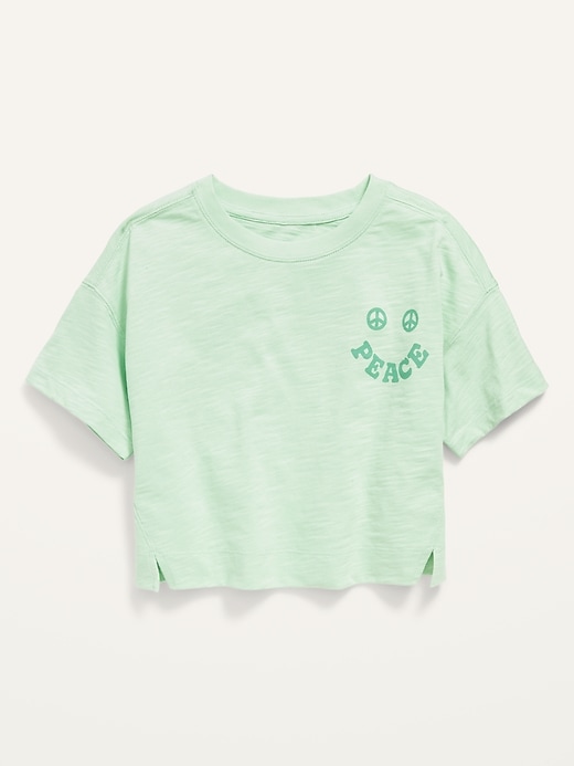 Loose Cropped Graphic T-Shirt for Girls | Old Navy