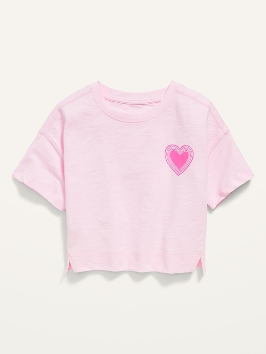 Loose Cropped Graphic T-Shirt for Girls | Old Navy