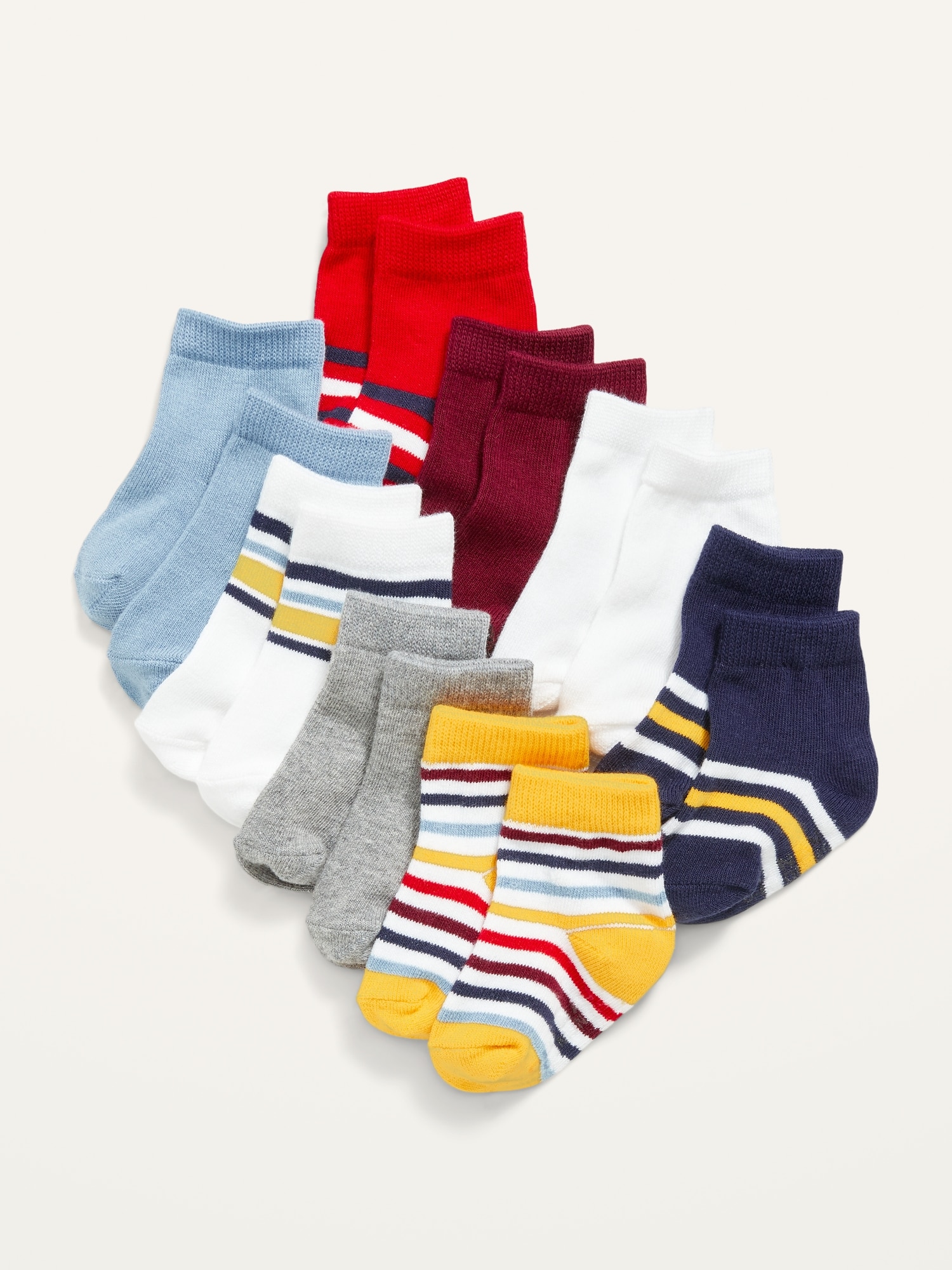 Unisex Crew Socks 8-Pack for Toddler & Baby | Old Navy
