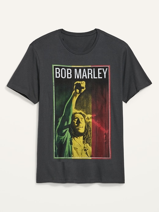 View large product image 2 of 2. Bob Marley&#153 Gender-Neutral Graphic T-Shirt for Adults