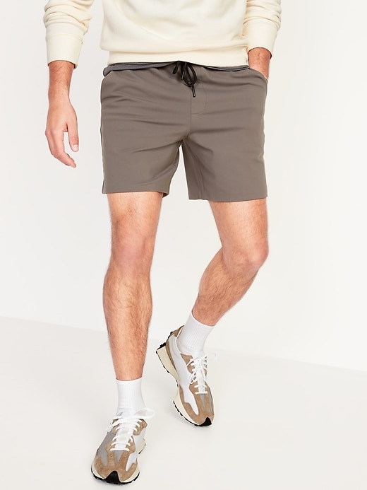 Image number 1 showing, PowerSoft Coze Edition Go-Dry Jogger Shorts for Men -- 7-inch inseam