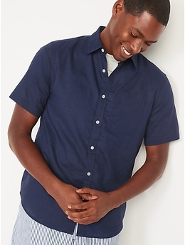 old navy short sleeve button down