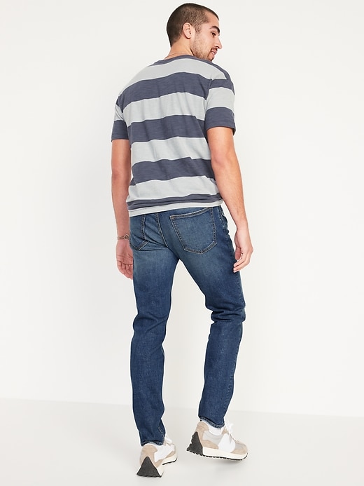 Image number 2 showing, Relaxed Slim Taper Built-In Flex Ripped Jeans