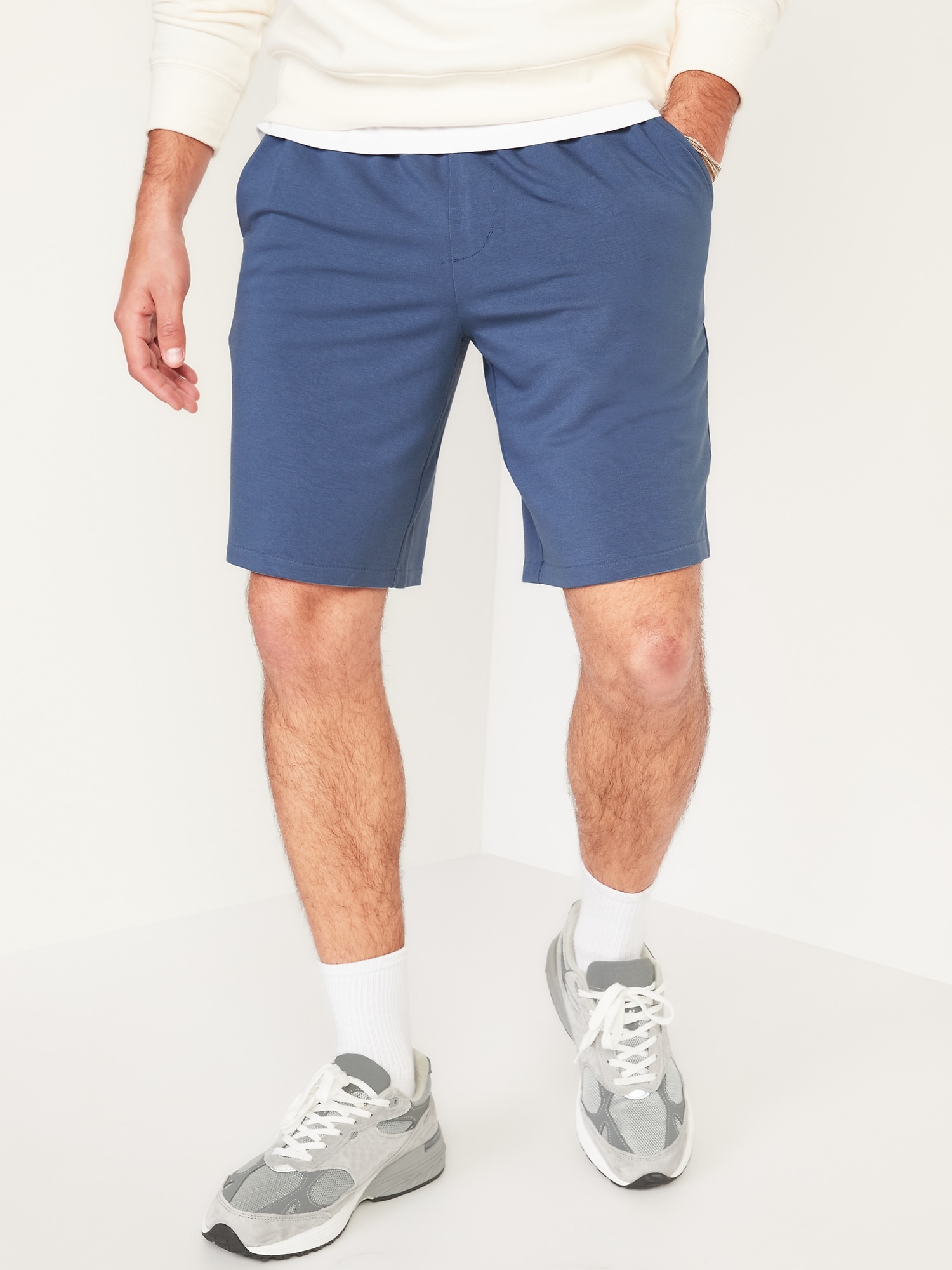 Old Navy Live-In French Terry Go-Dry Sweat Shorts -- 9-inch inseam blue. 1