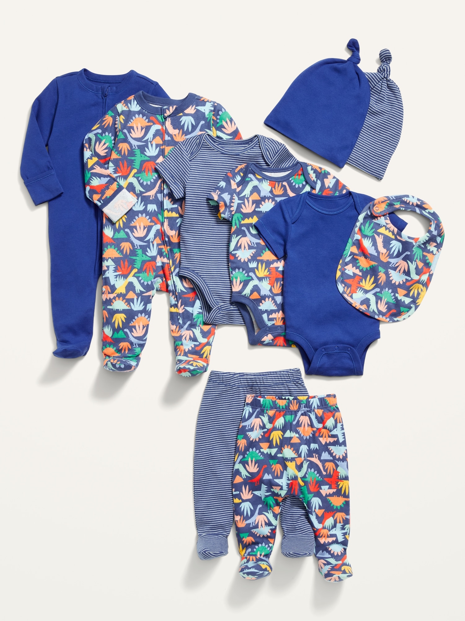 Old Navy Unisex 10-Piece Layette Set for Baby multi. 1