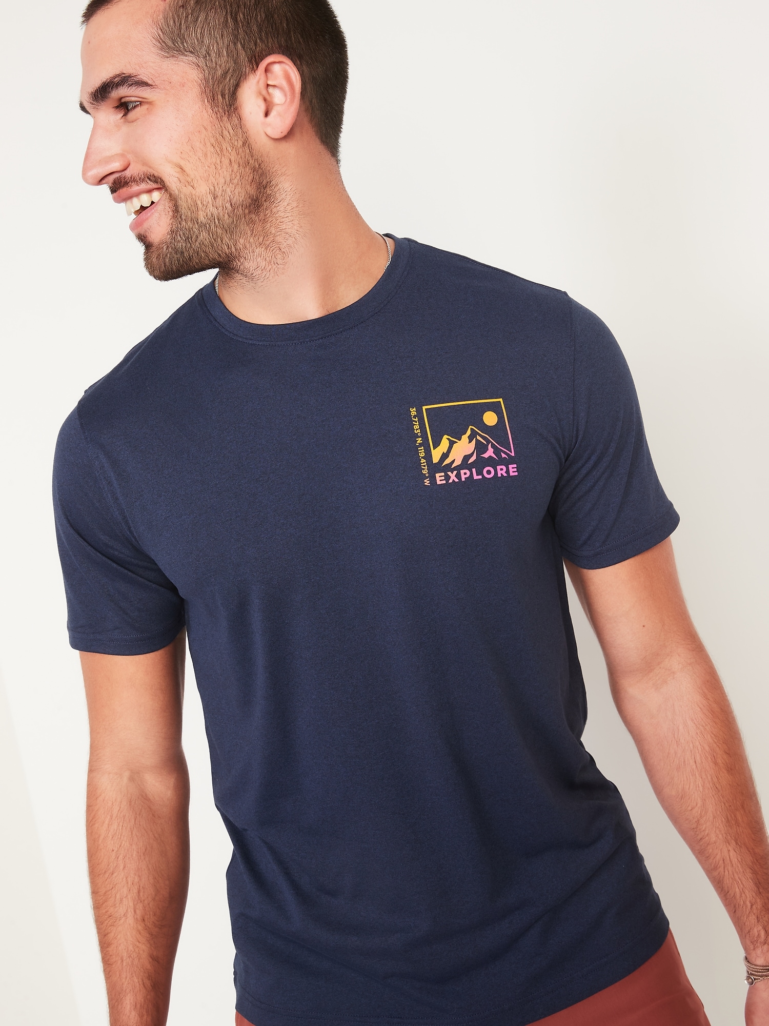 Go-Fresh Odor-Control Performance T-Shirt for Men