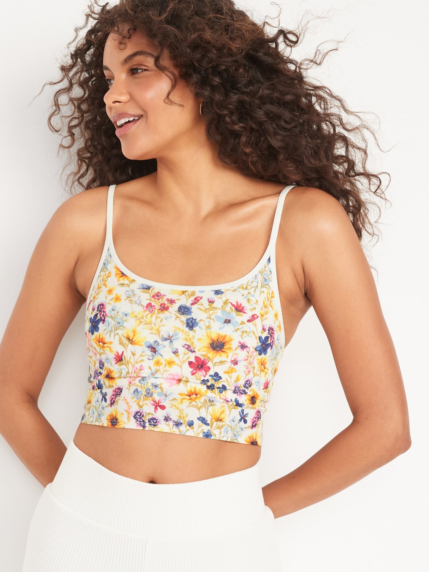 Supima® CottonBlend Cami Bralette Top for Women Old Navy
