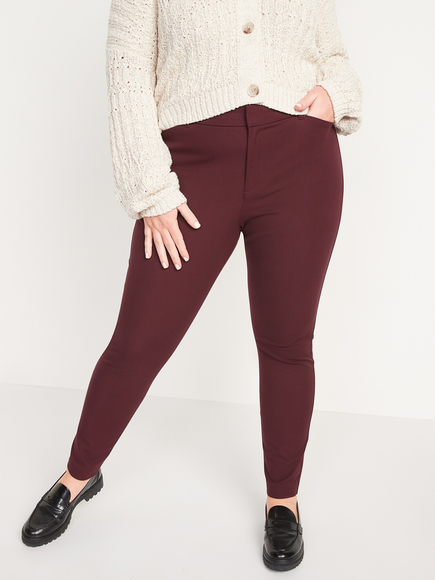 old navy pixie full length pants