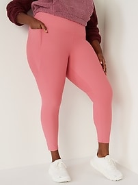 pink leggings old navy