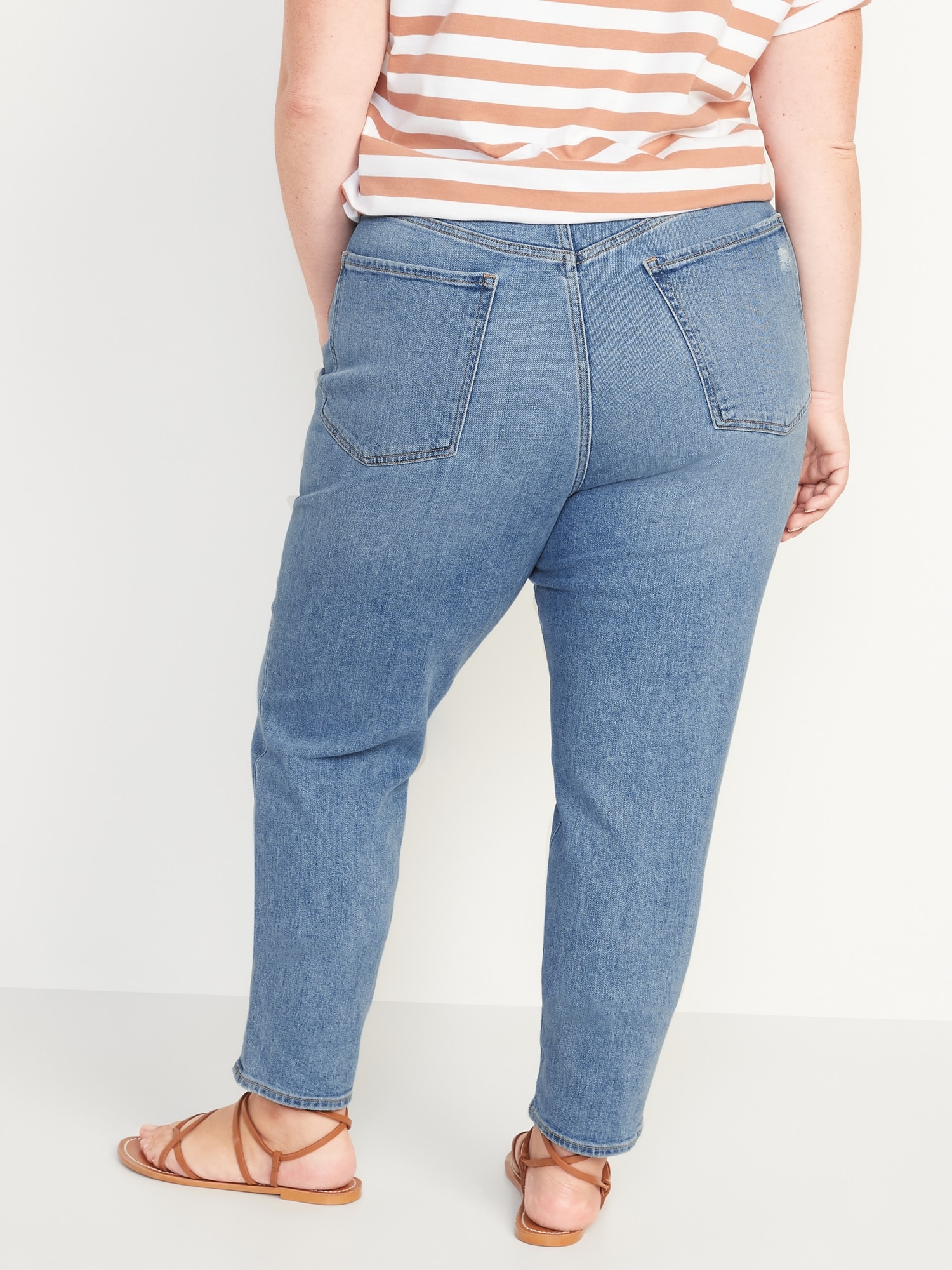 Higher High-Waisted Button-Fly O.G. Straight Jeans for Women | Old Navy