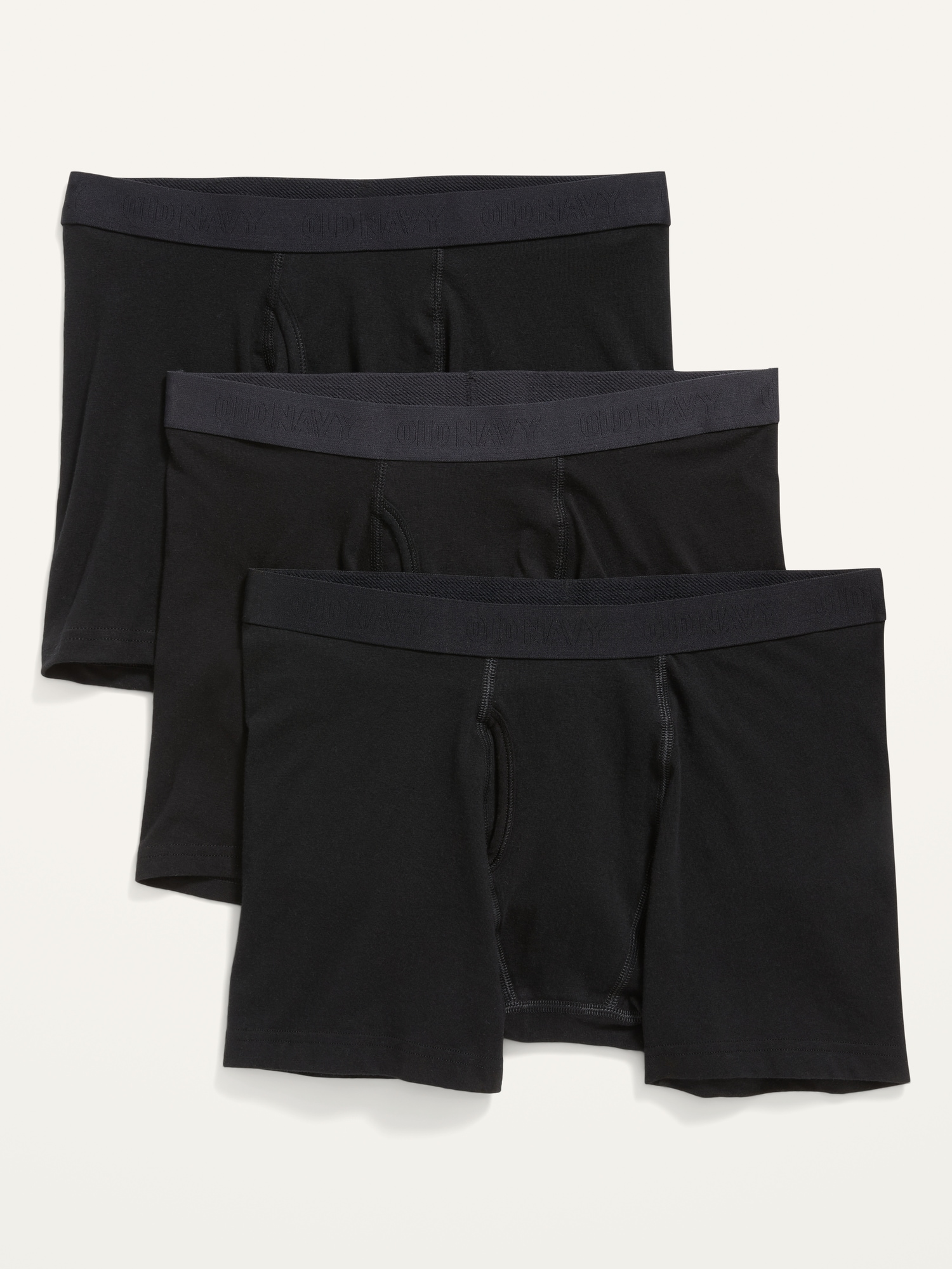 Built-In Flex Boxer-Briefs Underwear 3-Pack --4.5-inch inseam | Old Navy