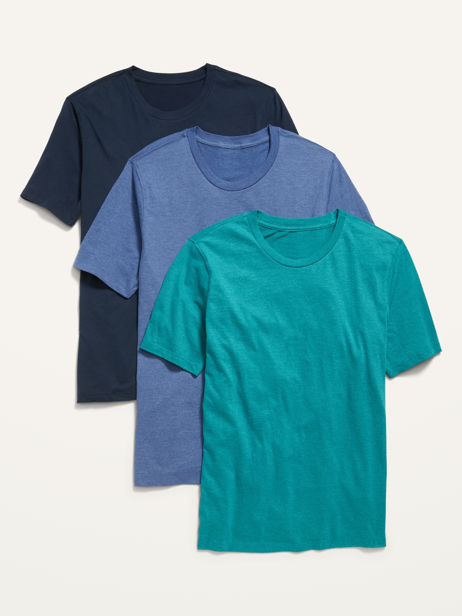 Old Navy Men's Soft-Washed Solid T-Shirt 5-Pack - - Tall Size XXXL