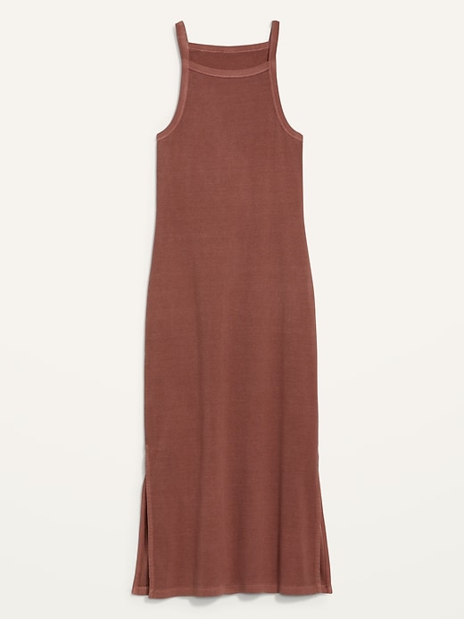 Image number 4 showing, Fitted Rib-Knit Midi Cami Dress for Women