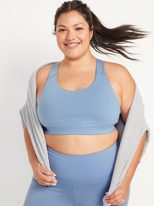 Image number 1 showing, Medium-Support Strappy Sports Bra