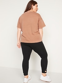 View large product image 8 of 8. High-Waisted Double-Knot Ankle Leggings For Women