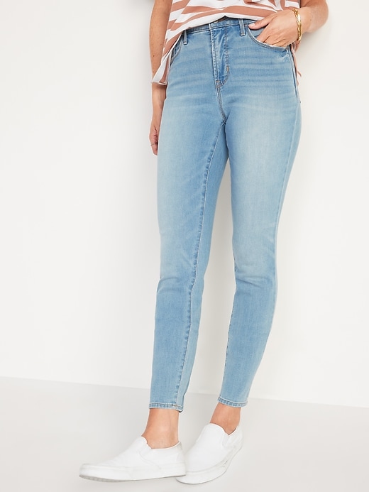 Image number 1 showing, High-Waisted Pop Icon Skinny Jeans for Women