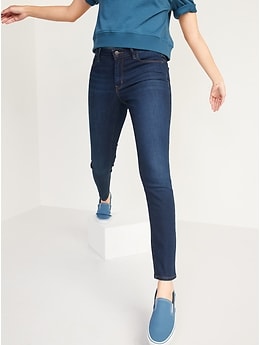 old navy pop icon skinny jeans high rise