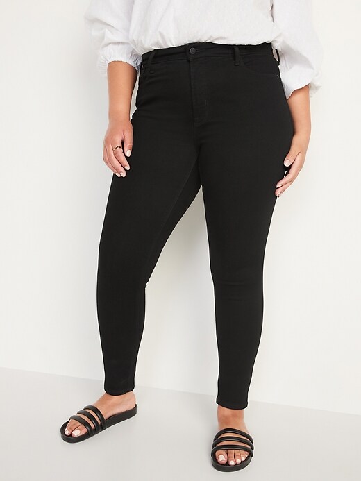 old navy black skinny jeans