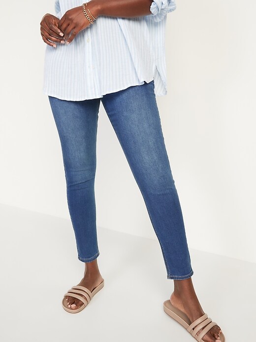 Mid-Rise Rockstar Super Skinny Jeggings 