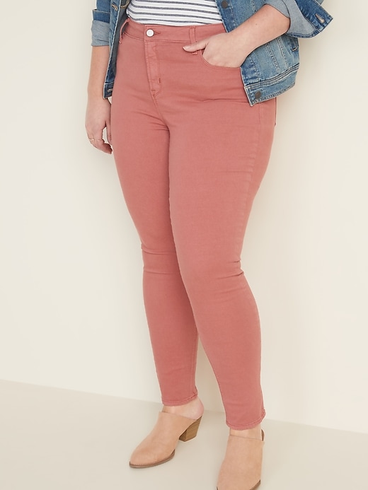 Image number 6 showing, Mid-Rise Pop-Color Rockstar Super Skinny Jeans for Women