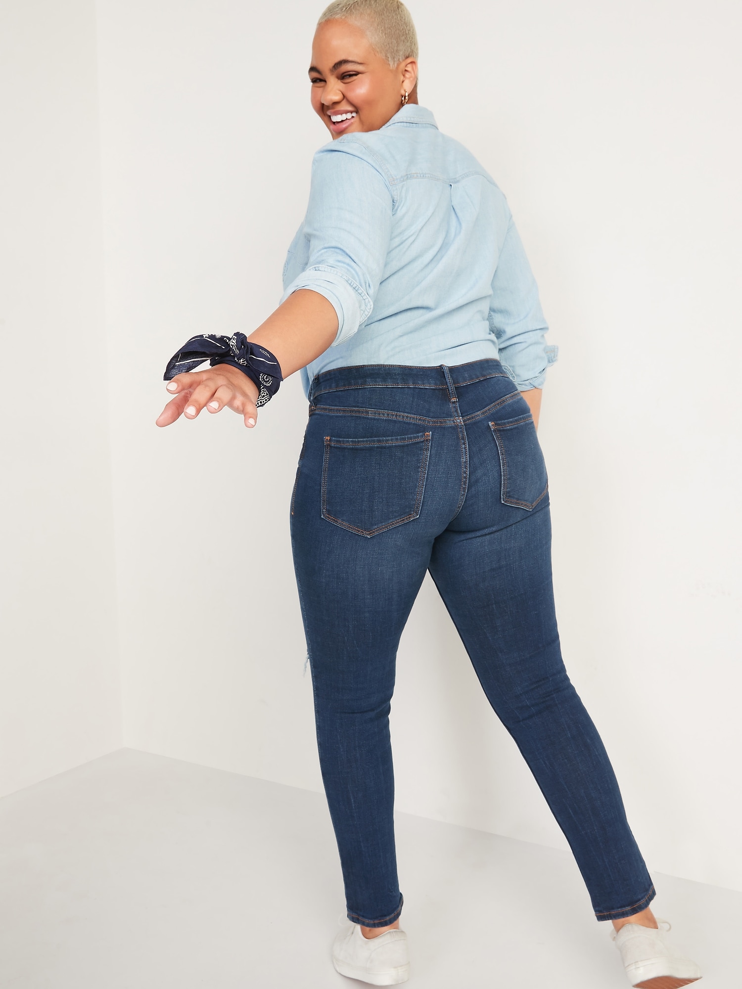 old navy curvy skinny