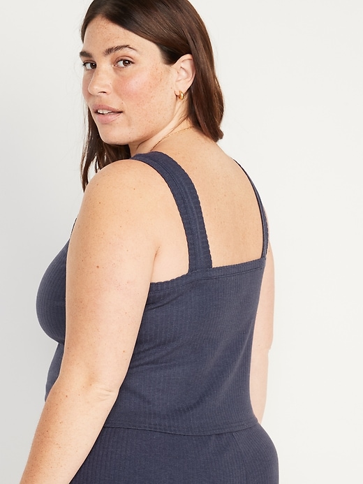 Rib-Knit Lounge Tank Top | Old Navy
