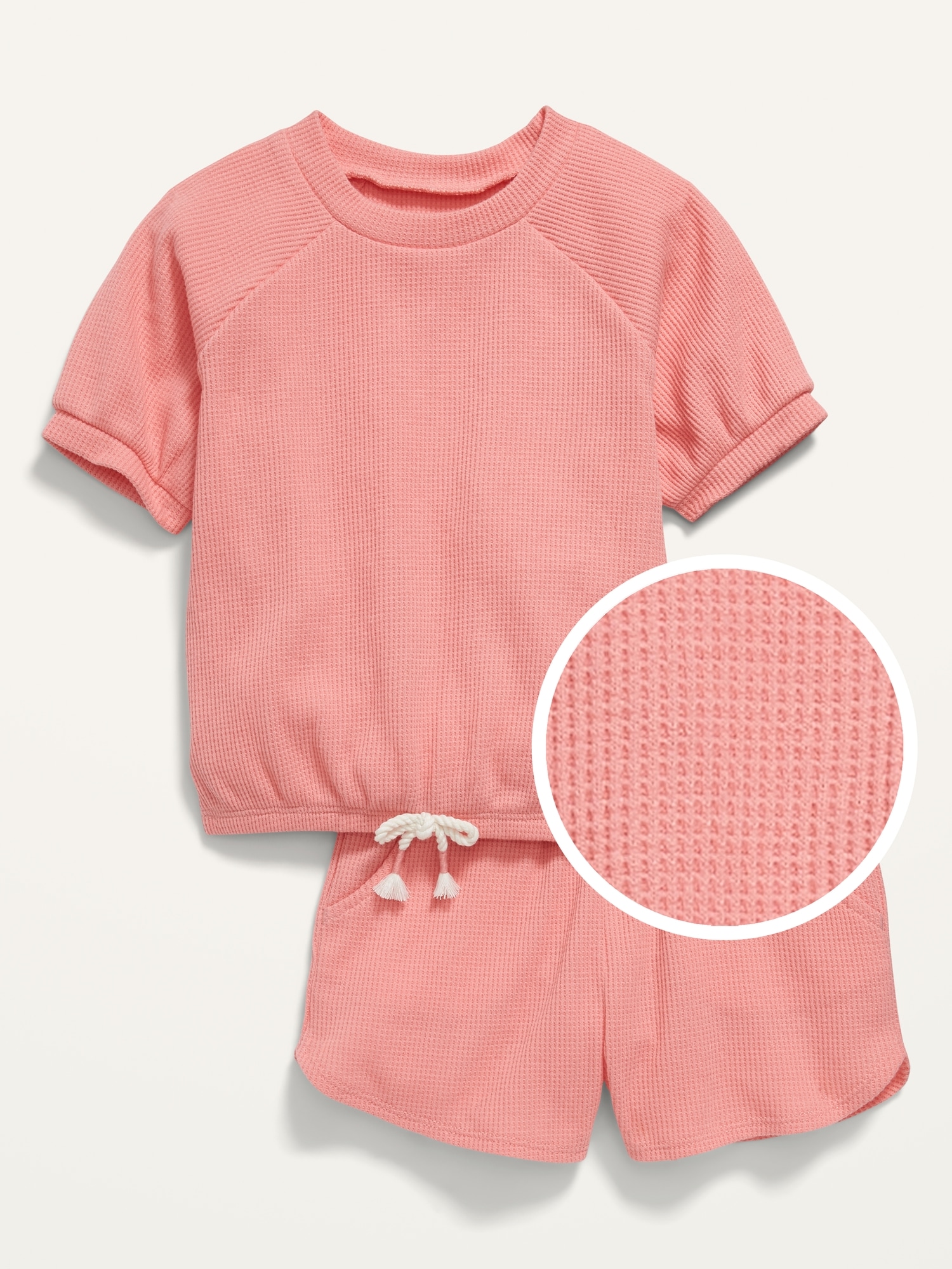 Thermal CinchedHem Top and Shorts Set for Toddler Girls Old Navy