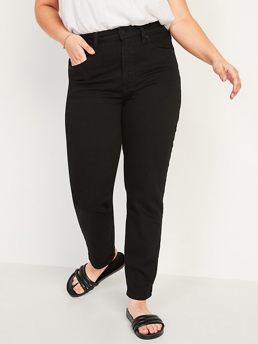 Image number 5 showing, High-Waisted O.G. Straight Black Jeans for Women