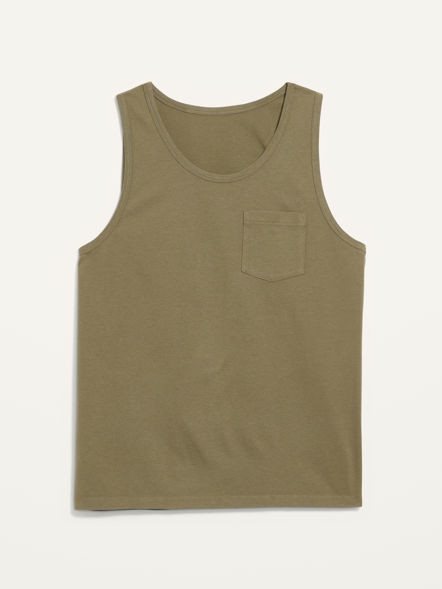 Old Navy Soft-Washed Tank Top for Men green. 1