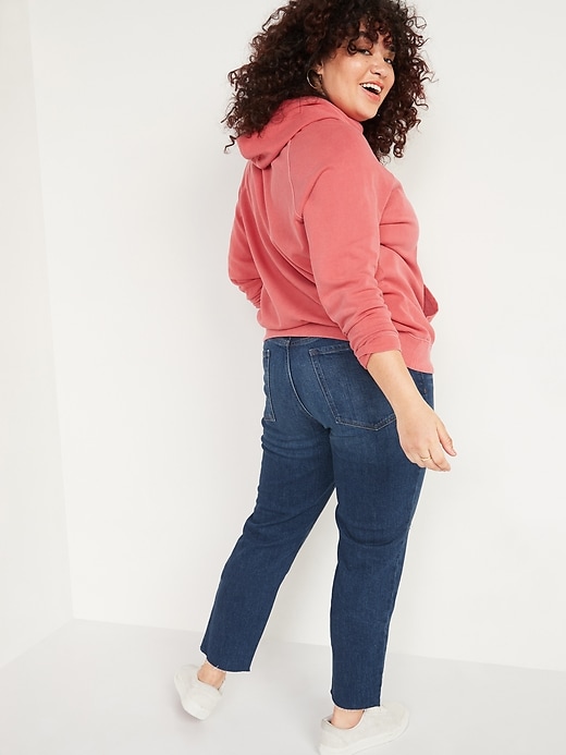 High-Waisted O.G. Straight Ripped Cut-Off Jeans for Women | Old Navy