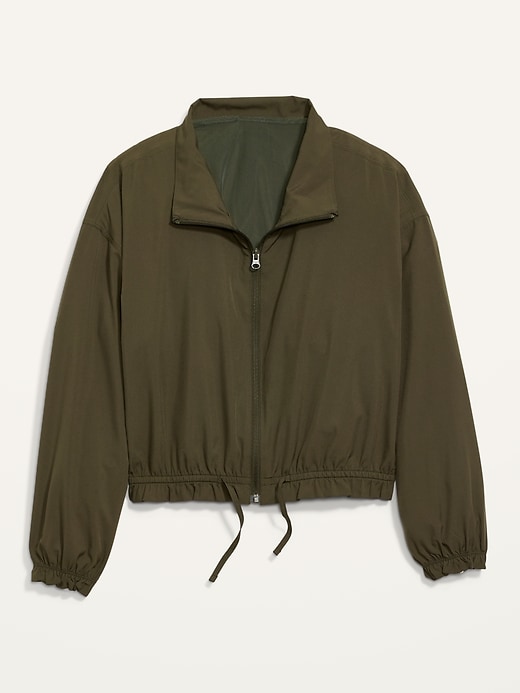 StretchTech Loose Cropped Full-Zip Jacket | Old Navy